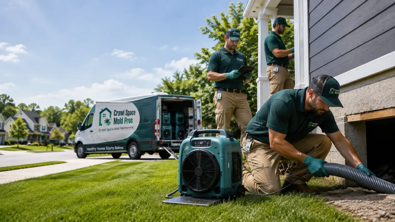 Crawl Space Mold Removal in Edgerton, MN